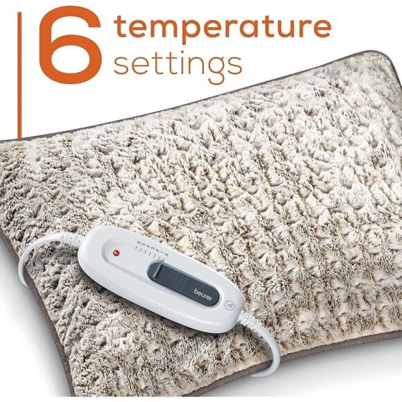 Beurer Ultra-Plush Heated Pillow UHP48N Lumbar Support Back Pain Relief New - Picture 3 of 16